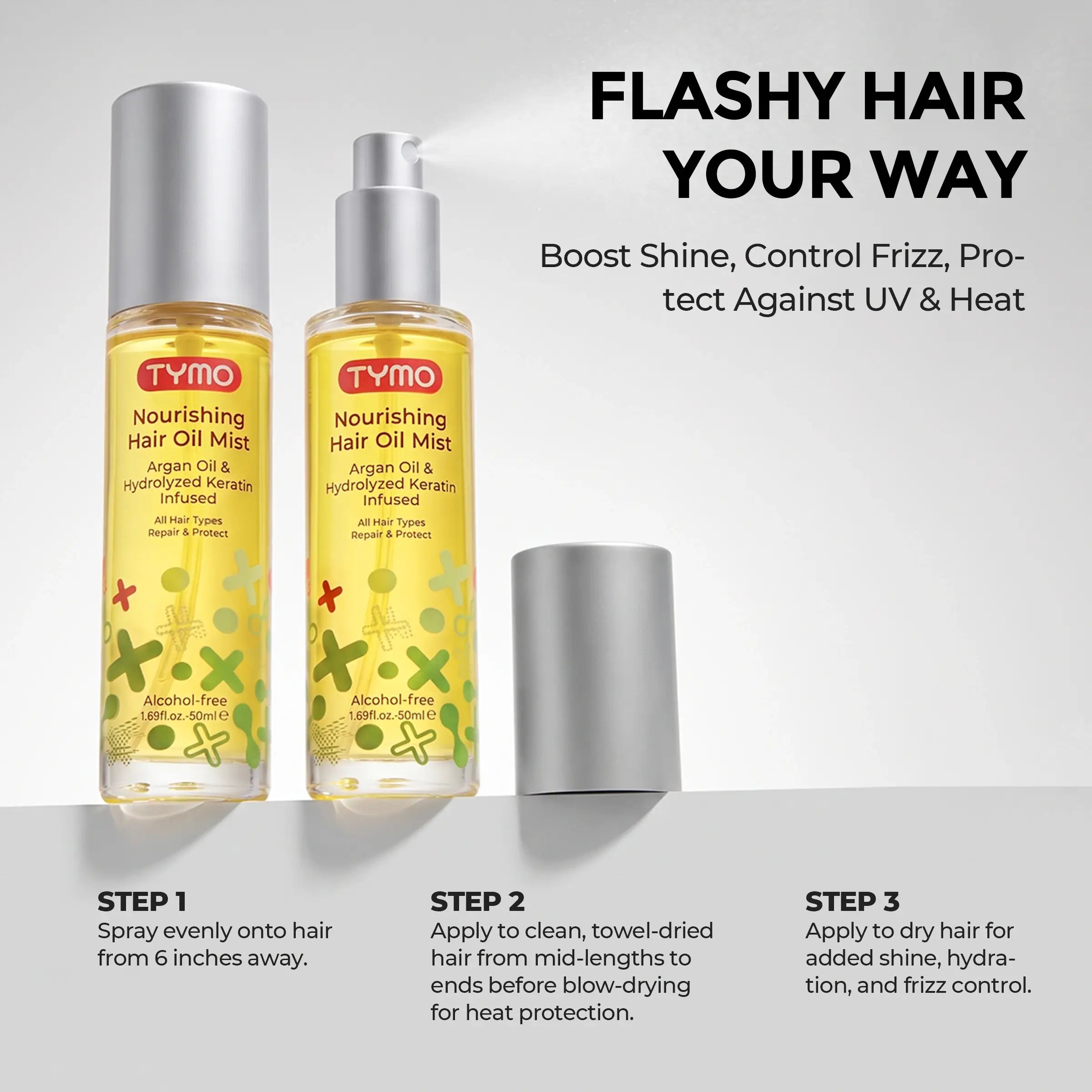 TYMO Hold & Shine Hair Spray - Image 6